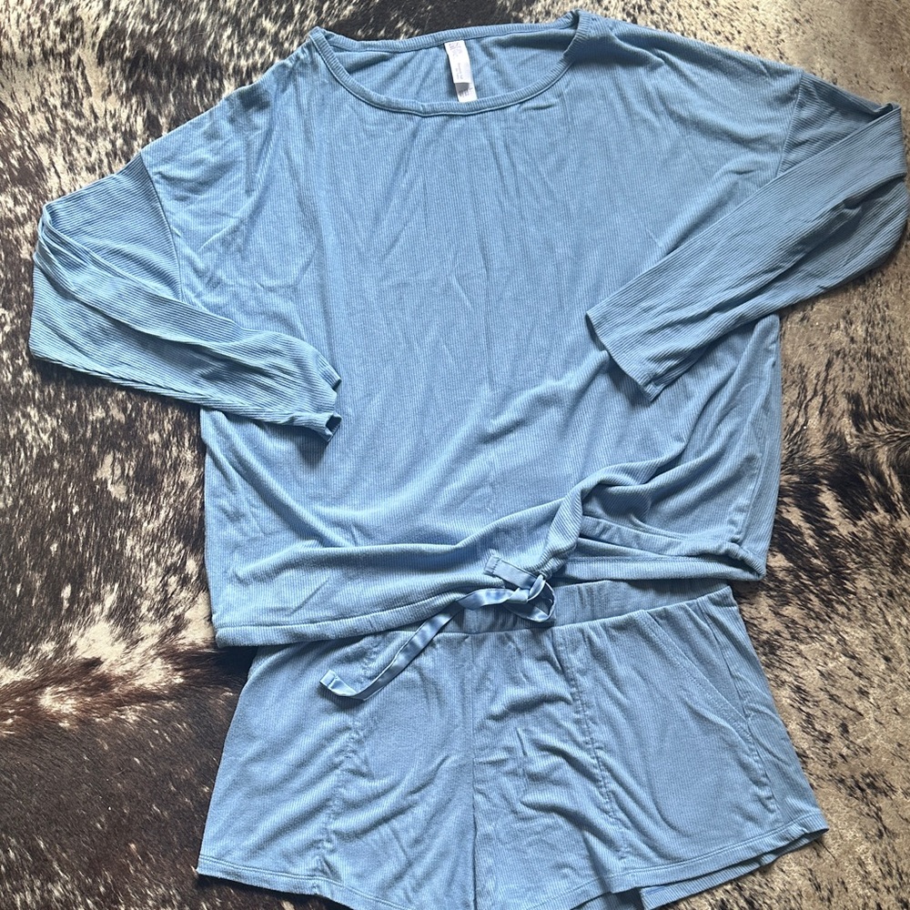 Stars Above Blue Pajama Set